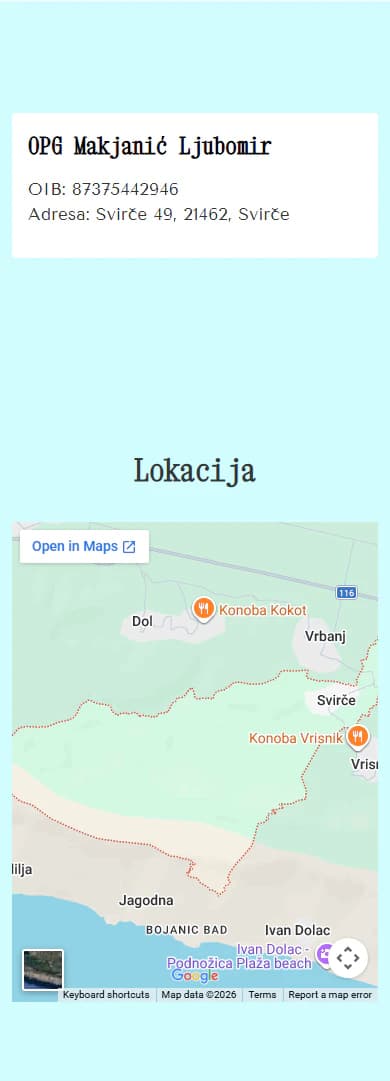 Previous OPG Makjanić mobile contact section